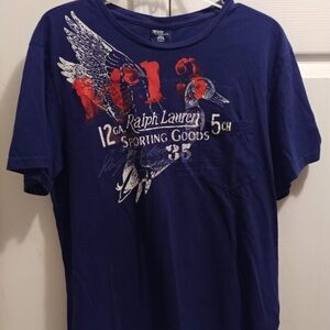 Polo Ralph Lauren Blue Short Sleeve Vintage T-Shirt